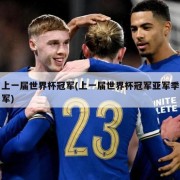 上一届世界杯冠军(上一届世界杯冠军亚军季军)