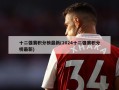 十二强赛积分榜最新(2024十二强赛积分榜最新)