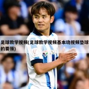足球教学视频(足球教学视频基本功视频垫球的要领)