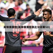 英锦赛赛程(英锦赛赛程表比分结果SD)