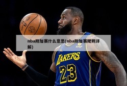 nba附加赛什么意思(nba附加赛规则详解)