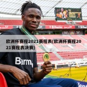 欧洲杯赛程2021赛程表(欧洲杯赛程2021赛程表决赛)