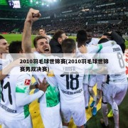 2010羽毛球世锦赛(2010羽毛球世锦赛男双决赛)