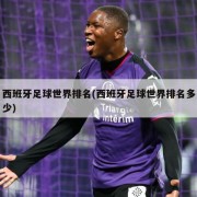 西班牙足球世界排名(西班牙足球世界排名多少)